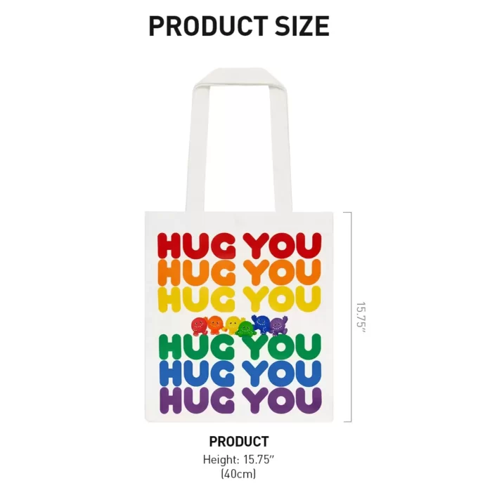 ΣΕΙΡΑ INSTINCTOY HUG YOU – Τσάντα από καμβά