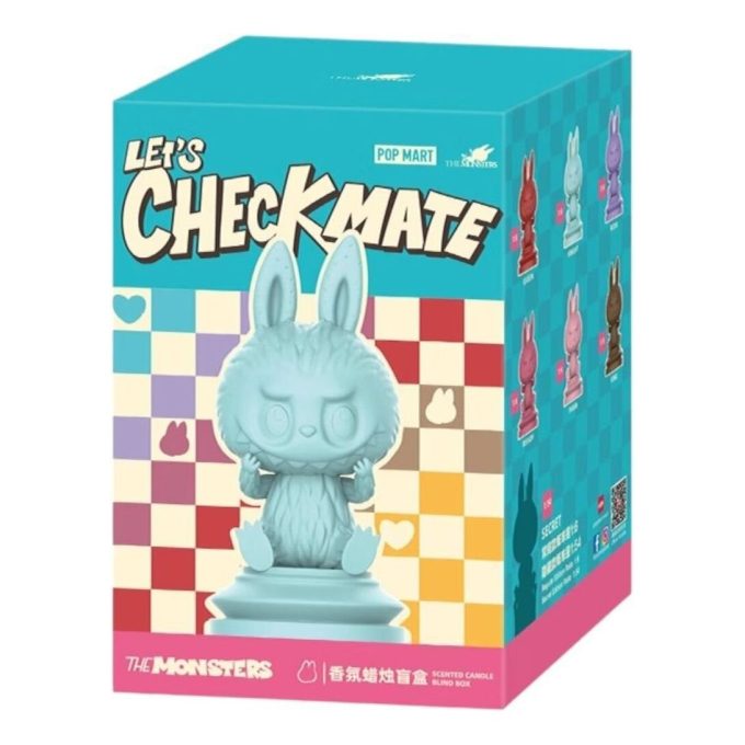 Αρωματικό κερί Labubu Let’s Checkmate σε σφραγισμένη θήκη (1 τυφλό κουτί)