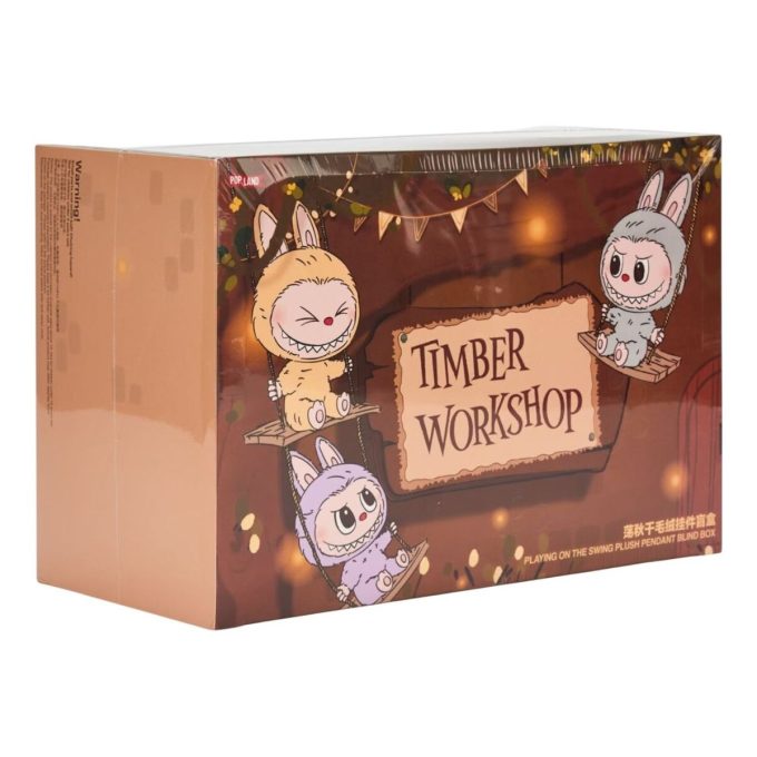 Labubu The Monsters Timber Workshop Playing on the Swing Pendant Pop Land Αποκλειστική Σφραγισμένη Θήκη (6 Τυφλά Κουτιά)