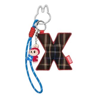 Καρφίτσα Labubu για μενταγιόν με γράμμα αγάπης “X”