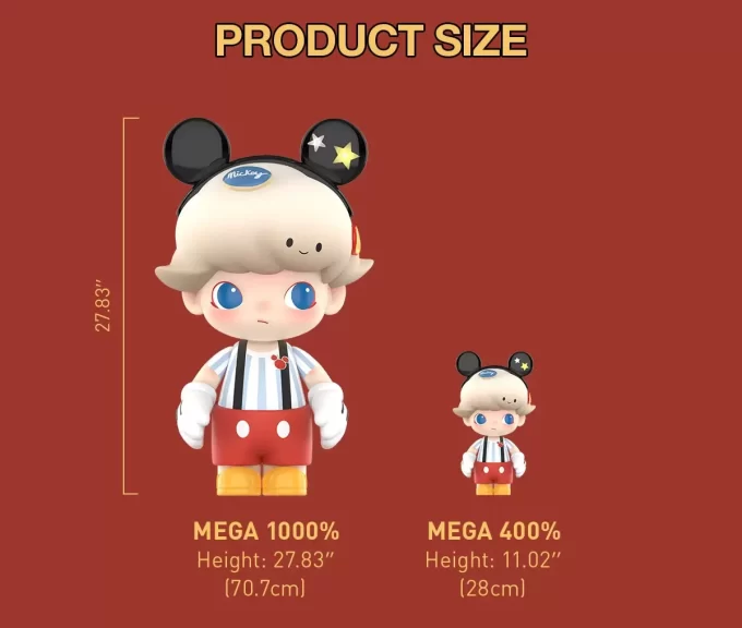 MEGA JUST DIMOO 1000% Μίκυ Μάους
