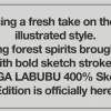 MEGA LABUBU 400% Σκίτσο