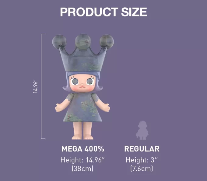 MEGA ROYAL MOLLY 400% Monet-Les Nymphéas