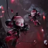 MEGA α SKULLPANDA 1000% Κόκκινο Κρύσταλλο