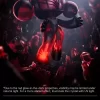 MEGA α SKULLPANDA 1000% Κόκκινο Κρύσταλλο