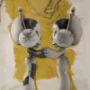 MEGA α SKULLPANDA 1000% Egon Schiele