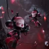 MEGA α SKULLPANDA 400% Κόκκινο Κρύσταλλο