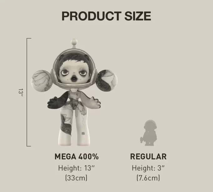 MEGA α SKULLPANDA 400% Egon Schiele