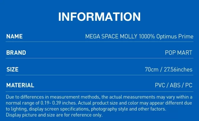[Σάρωση για αγορά] MEGA SPACE MOLLY 1000% OPTIMUS PRIME