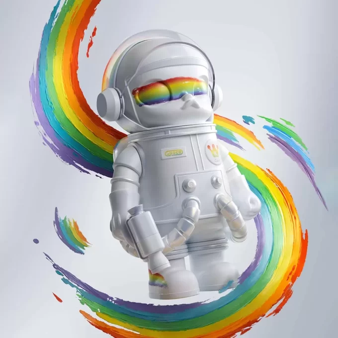 MEGA SPACE MOLLY 400% Ουράνιο Τόξο