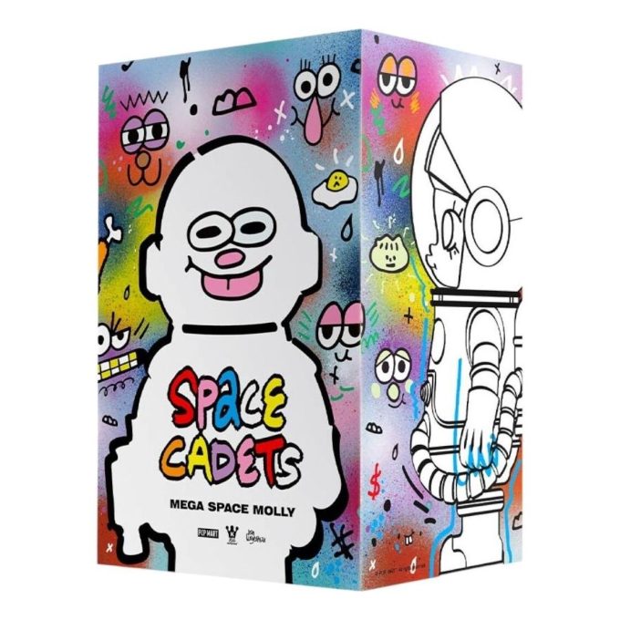 Mega Space Molly 400% Jon Burgerman Space Cadets Σφραγισμένες Θήκες (1 Τυφλό Κουτί)