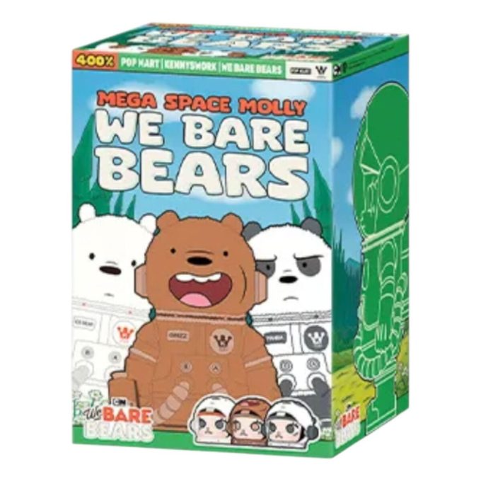 Mega Space Molly 400% Σφραγισμένη Θήκη We Bare Bears (1 Τυφλό Κουτί)