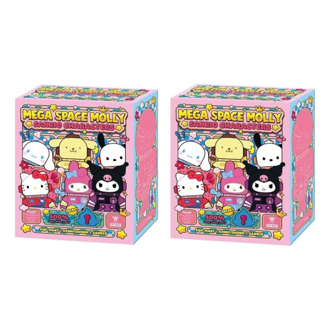 Mega Space Molly Sanrio Χαρακτήρες 400% Σφραγισμένη Θήκη (2 Τυφλά Κουτιά)