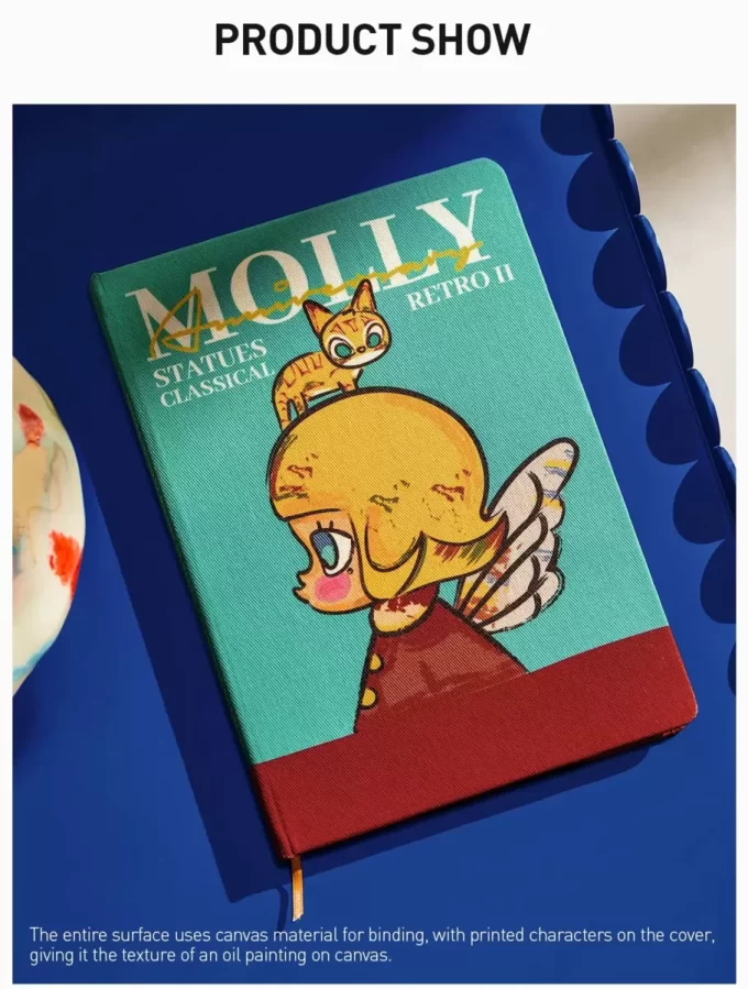 Αγάλματα επετείου MOLLY Κλασικά ρετρό 2ης σειράς-σημειωματάριο
