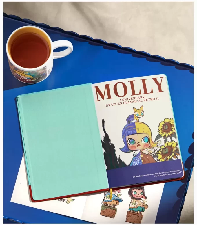 Αγάλματα επετείου MOLLY Κλασικά ρετρό 2ης σειράς-σημειωματάριο