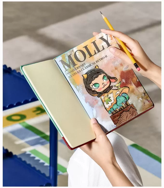 Αγάλματα επετείου MOLLY Κλασικά ρετρό 2ης σειράς-σημειωματάριο