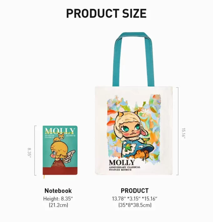 Αγάλματα MOLLY Anniversary Classical Retro 2 Series – Τσάντα από καμβά