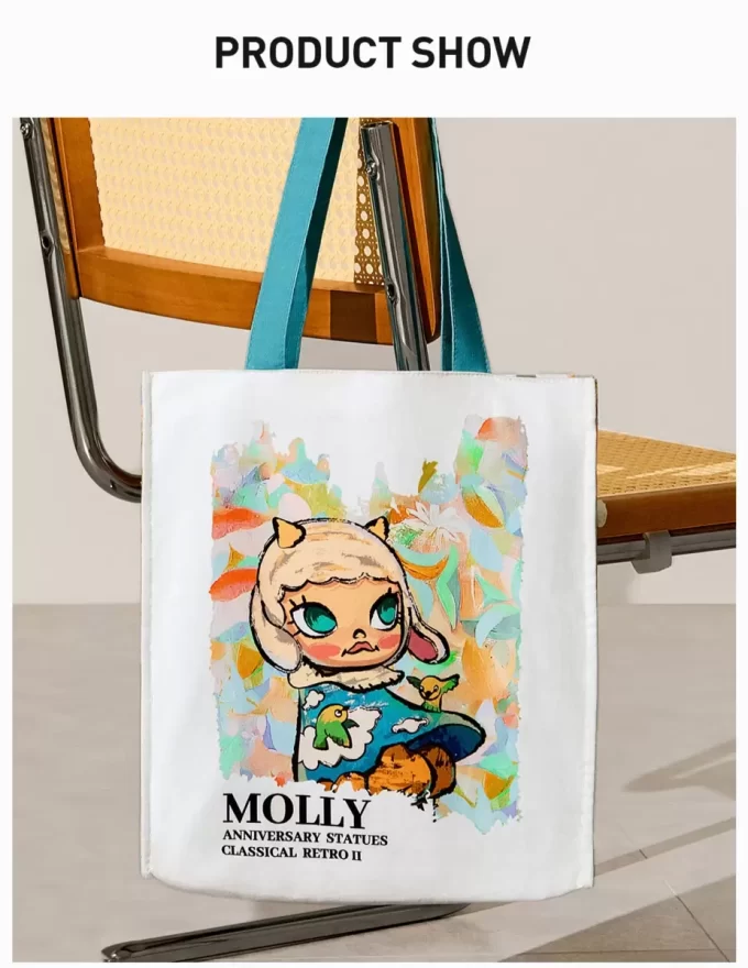 Αγάλματα MOLLY Anniversary Classical Retro 2 Series – Τσάντα από καμβά