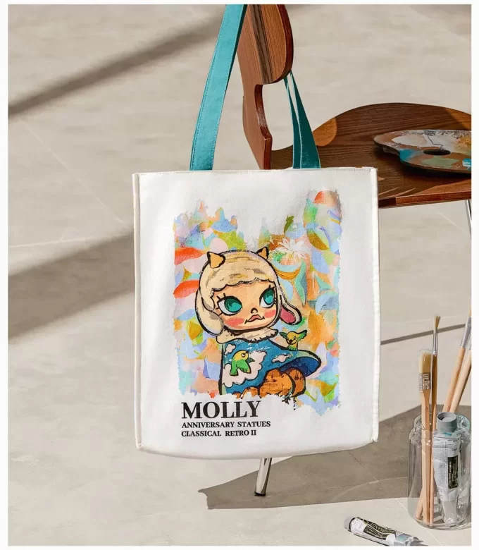 Αγάλματα MOLLY Anniversary Classical Retro 2 Series – Τσάντα από καμβά