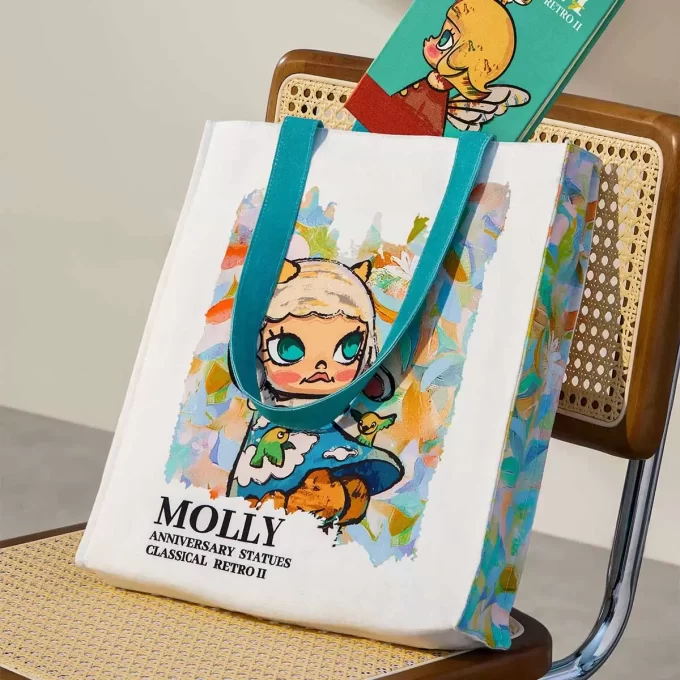 Αγάλματα MOLLY Anniversary Classical Retro 2 Series – Τσάντα από καμβά