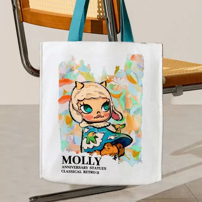 Αγάλματα MOLLY Anniversary Classical Retro 2 Series – Τσάντα από καμβά