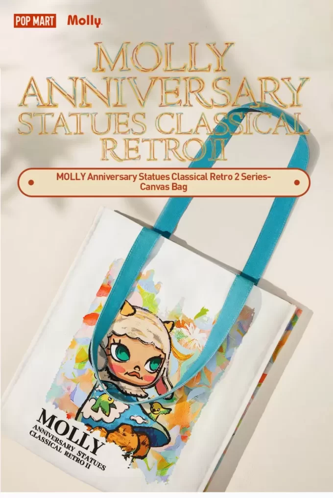 Αγάλματα MOLLY Anniversary Classical Retro 2 Series – Τσάντα από καμβά