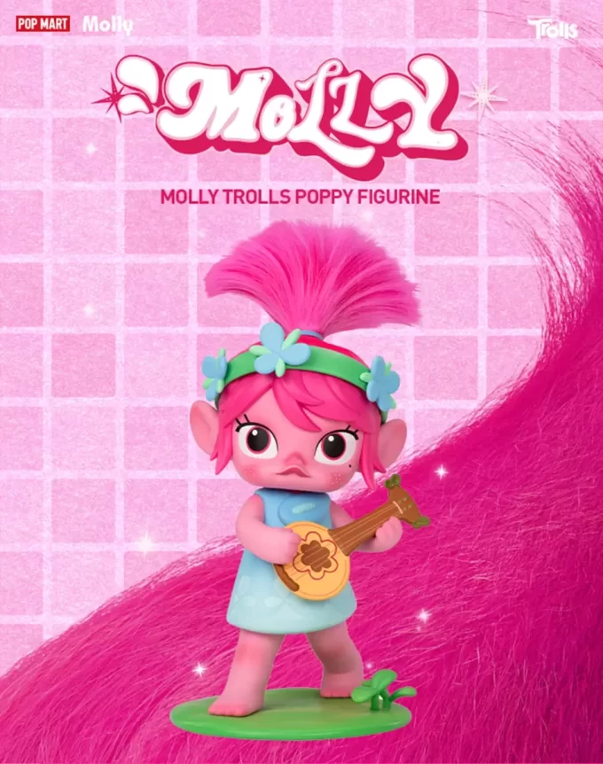 Φιγούρα με την παπαρούνα της Molly Trolls