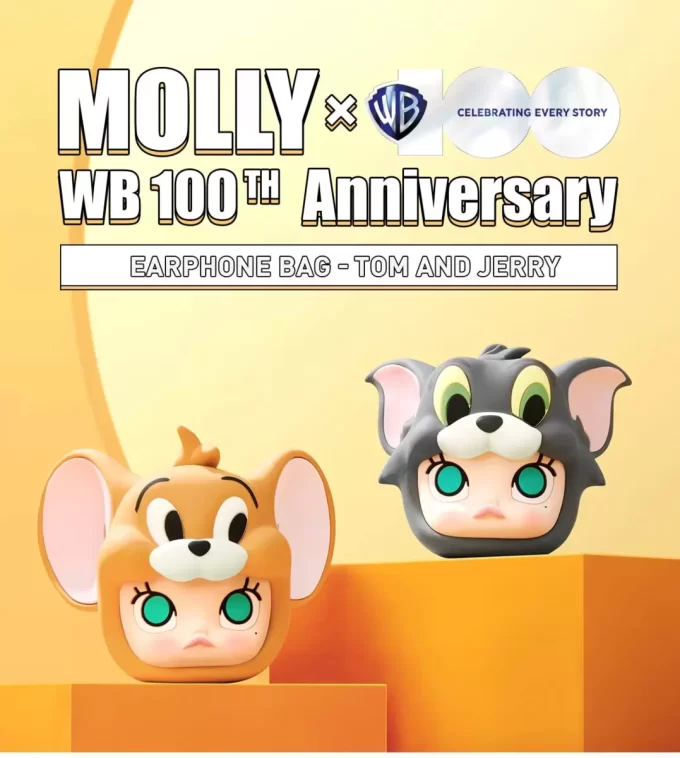 MOLLY X Warner Bros. Σειρά 100ης Επετείου – Τσάντα Ακουστικών (Tom And Jerry)