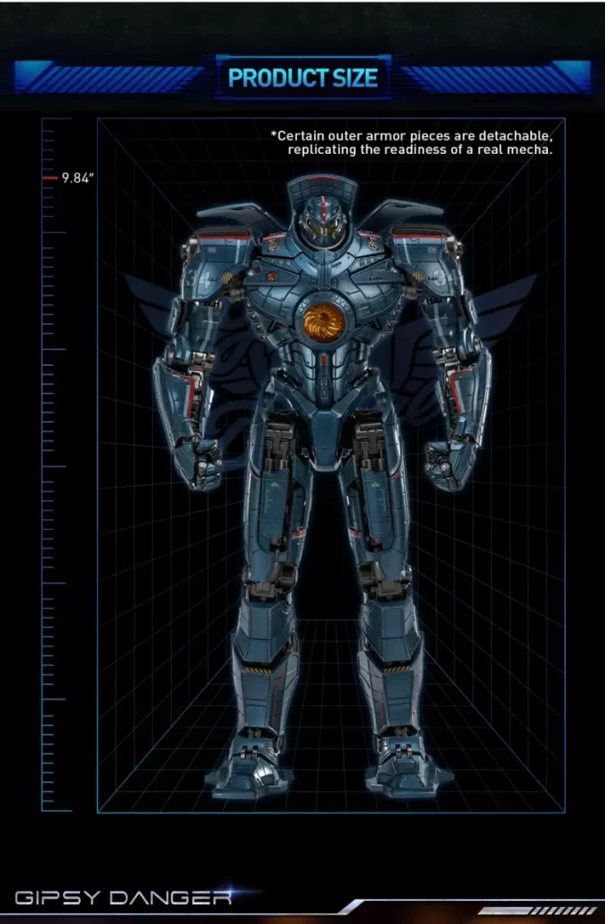 Pacific Rim: Gipsy Danger Φιγούρα Δράσης Diecast