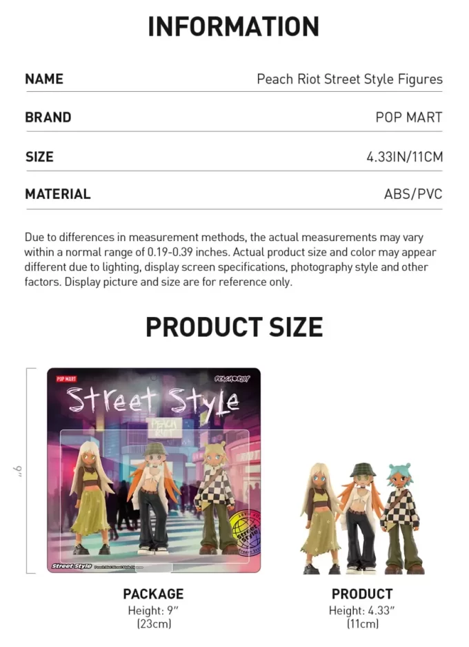 Φιγούρες Peach Riot Street Style