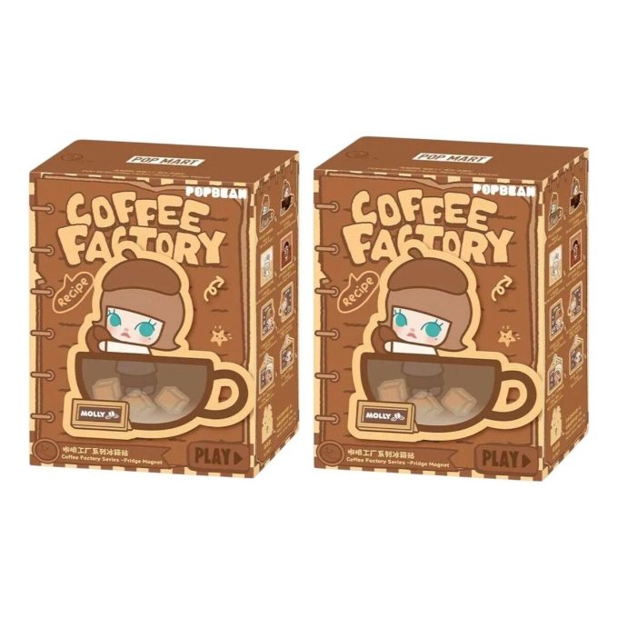 Σφραγισμένη Θήκη Ψυγείου με Μαγνήτη Pop Bean Coffee Factory (2 Τυφλά Κουτιά)