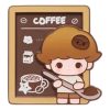 Μαγνήτης ψυγείου Pop Bean Coffee Factory “Dimoo Φρέσκο  αλεσμένο στο χέρι”