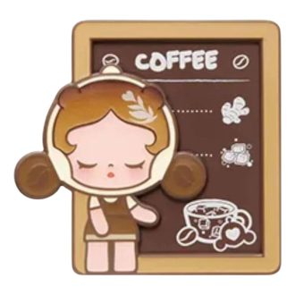 Μαγνήτης ψυγείου Pop Bean Coffee Factory “Skullpanda Coffee Moment”