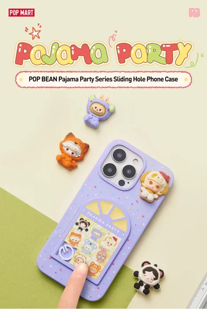 Θήκη τηλεφώνου POP BEAN Pajama Party με συρόμενες τρύπες