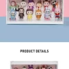 Φωτεινό Δοχείο Βιτρίνας POP MART (Λευκό & Κίτρινο & Ροζ)