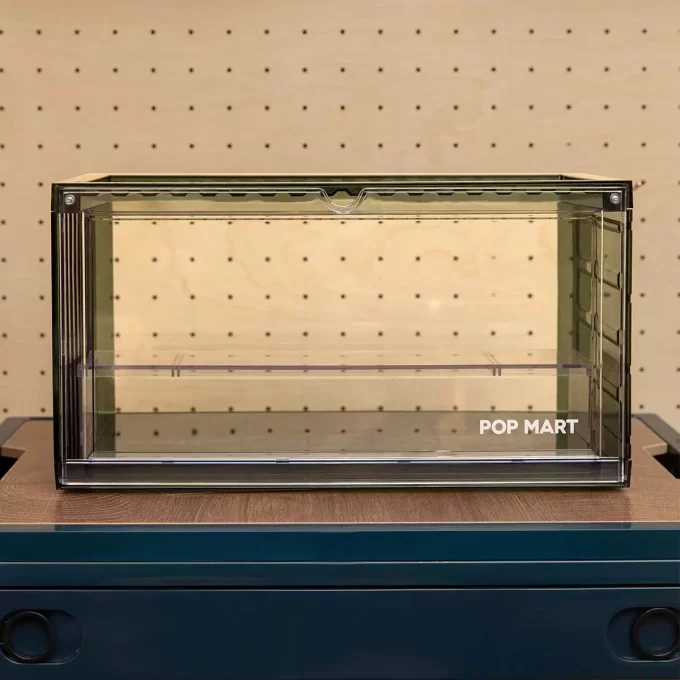 Συναρμολογημένο Δοχείο Βιτρίνας POP MART (Διαφανές Πράσινο)