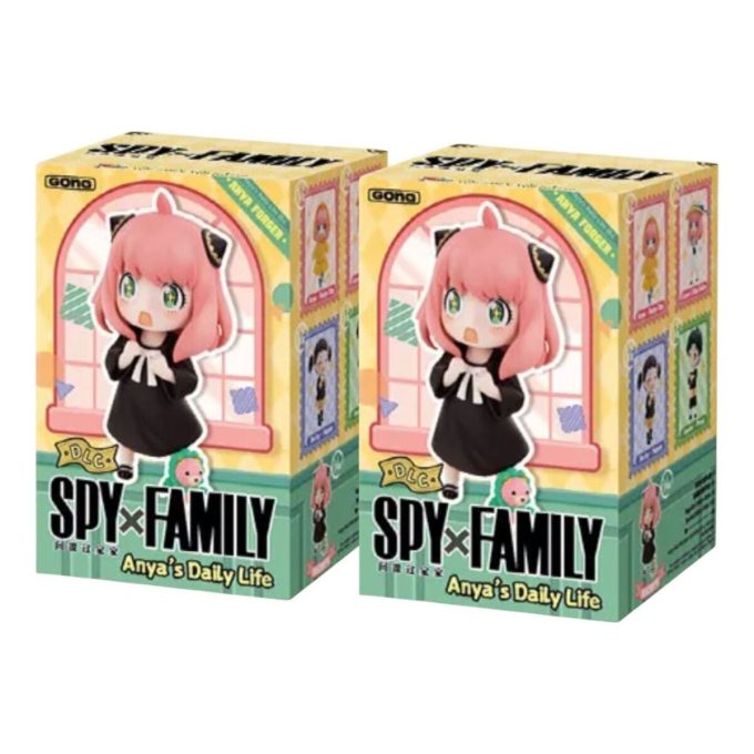 Pop Mart SPY X FAMILY Φιγούρες DLC Anya’s Everyday Σφραγισμένη Θήκη (2 Τυφλά Κουτιά)
