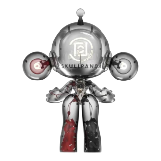 Φιγούρα Pop Mart x Clot Skullpanda Mega Invincible Love 1000%
