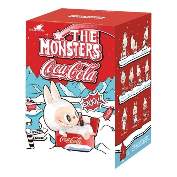 Pop Mart x Coca-Cola The Monsters Φιγούρα Labubu Σφραγισμένη Θήκη (1 Τυφλό Κουτί)