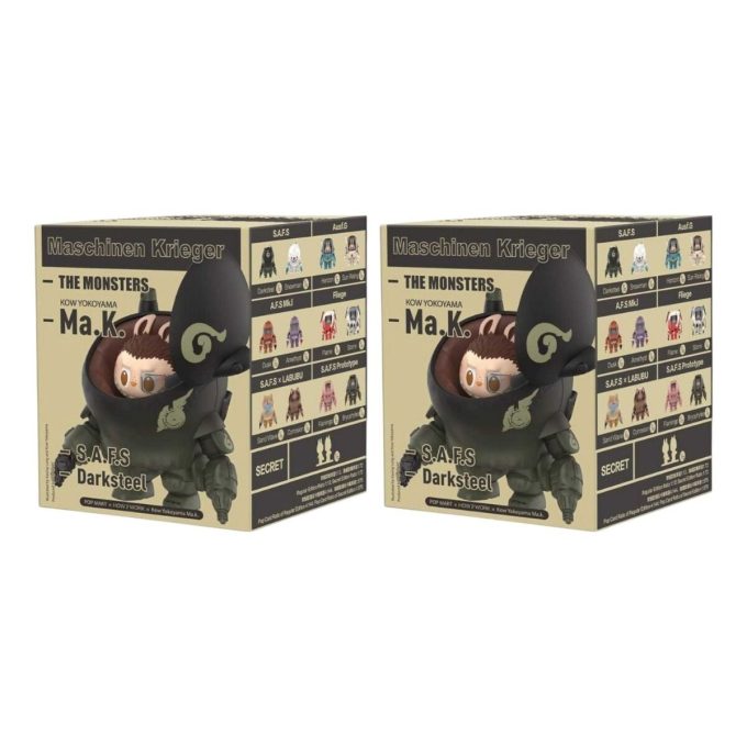 Pop Mart x Kow Yokoyama MA.K.The Monsters Labubu Σφραγισμένη Θήκη (2 Τυφλά Κουτιά)