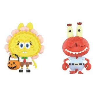 Pop Mart x SpongeBob The Monsters Labubu “Jack O’Lantern και Mr. Krabs x Zimomo”