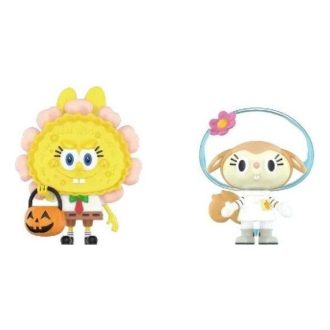 Pop Mart x SpongeBob The Monsters Labubu “Jack O’Lantern και Sandy Cheeks x Pato”