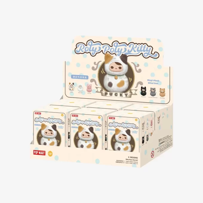 PUCKY Roly-Poly Kitty Series-Βινυλικό Κουτί Στόρι για Σκίαστρα