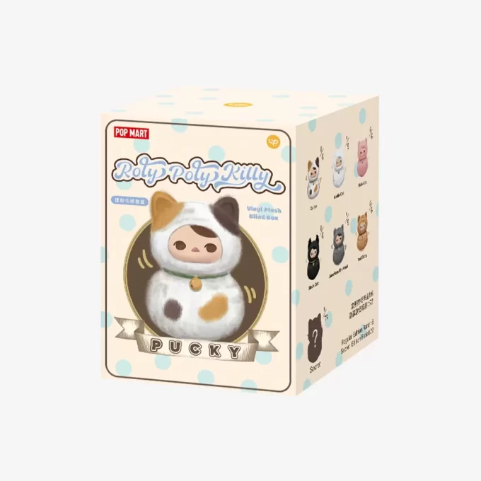 PUCKY Roly-Poly Kitty Series-Βινυλικό Κουτί Στόρι για Σκίαστρα