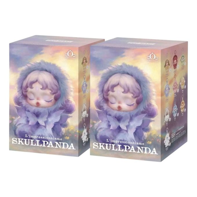 Σφραγισμένη βελούδινη θήκη Skullpanda L”impressionnisme (2 Τυφλό κουτίes)