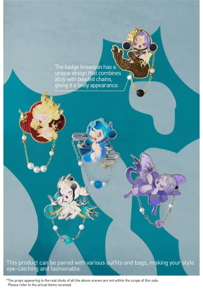 SKULLPANDA Καρφίτσα στήθους The Mirage Series