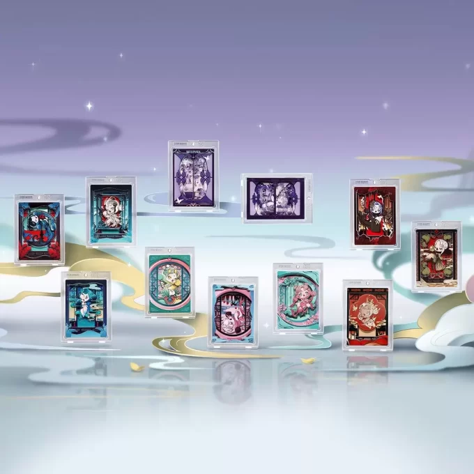 Κάρτες Συλλογής Τέχνης SKULLPANDA The Mirage Series Figures