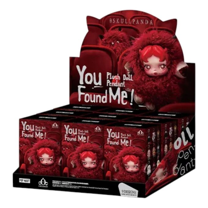 Skullpanda You Found Me Λούτρινη Κούκλα με Σφραγισμένη Θήκη (9 Τυφλά Κουτιά)