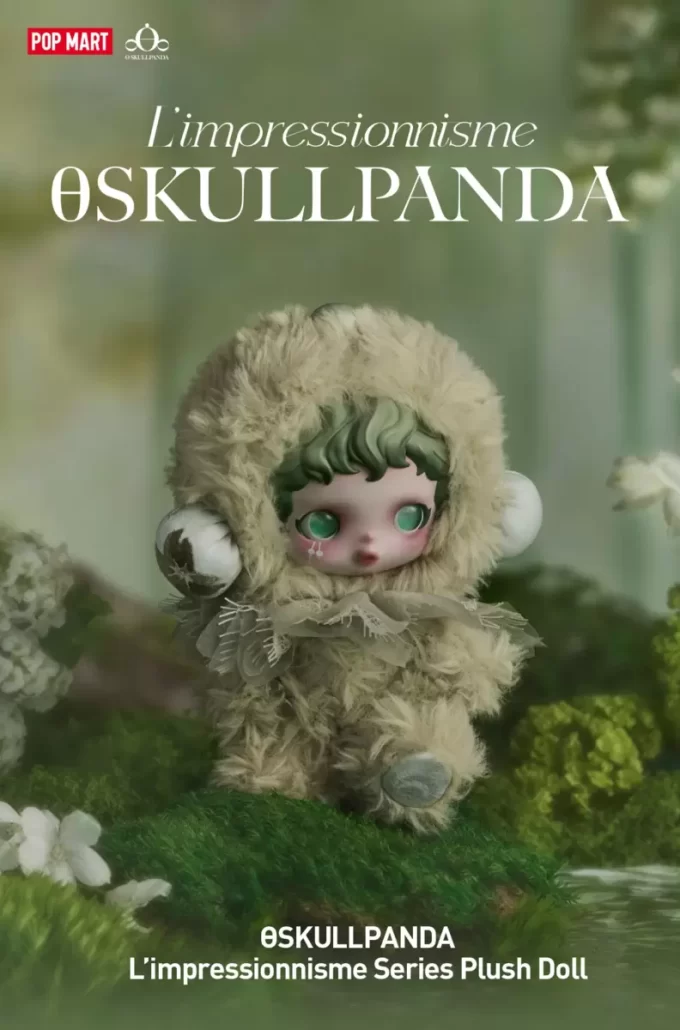 Λούτρινη κούκλα θSKULPANDA L’impressionnisme Series