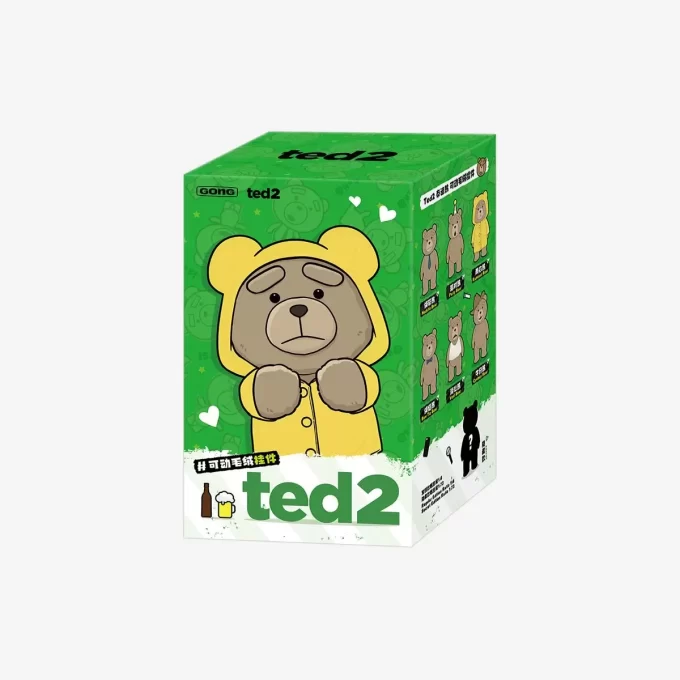 Λούτρινο μενταγιόν δράσης Ted2 με αρκουδάκι
